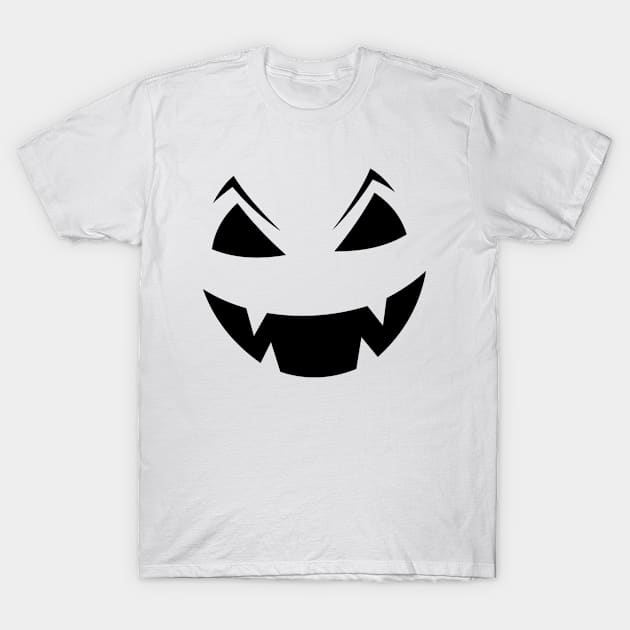 Spooky Sinister Silhouette (Black) T-Shirt by VernenInk